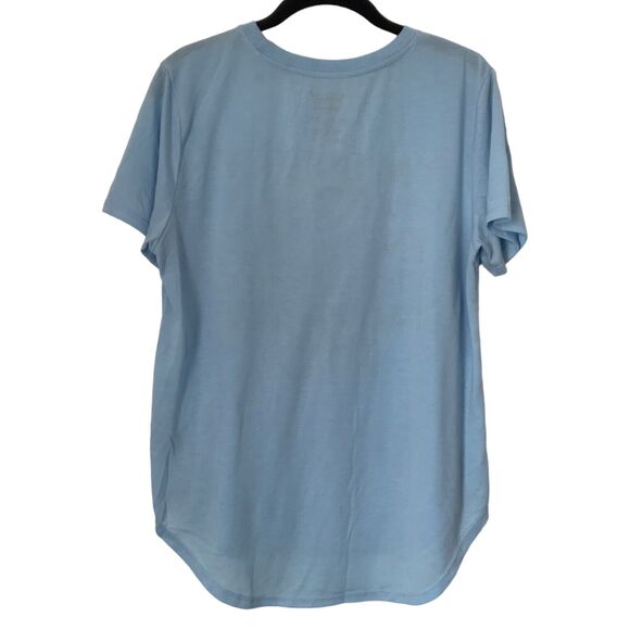 Looney Toons Womens Top Juniors Size 15-17 Blue Tweety Bird I'm So Fly T-Shirt - Picture 3 of 6